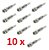 Pacote 10 Conectores Bnc Macho Rg59 75 Ohms - Imagem 1