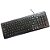 Teclado Acer USB Com Fio Preto Slim Modelo SK-9626 Inglês - Imagem 1