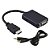 Cabo Conversor Adaptador Hdmi Para Vga Com Saída P2 Áudio - Imagem 1