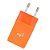 Carregador De Parede 1 Saída Usb Laranja Wc1alr Elg - Imagem 1