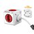 Filtro de Linha Bivolt com Cabo de 1,5m - PowerCube Extended - PWC-X5 Vermelho - Imagem 3