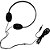 Fone De Ouvido Com Fio Multilaser Ph063 Preto - Imagem 1