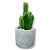 Vaso Decorativo Cacto Cores Diversas - Imagem 2