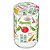 Kit 3 Potes Mantimentos Decorado Vegetais em Vidro 660Ml - Imagem 3