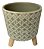 Cachepot Com Pé Terra Cota 12x12x10 Cores Variadas - Imagem 3