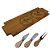 Kit Tábua 80Cm e Jogo 3 Talheres Para Queijo + Brinde - Imagem 3