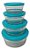 Conjunto 4 Tigelas 150x220x410x610ml Cores Diversas - Imagem 1