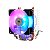 Cooler Processador INTEL AMD LED ARGB E FAN 92MM DEX DX-2017 - Imagem 1