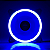 Cooler Dupla Face Gabinete 120mm Led DEX - DX-12D - Azul - Imagem 1