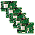 Kit 5 Placas TV AOC 43S5195/78G 715GA589-M1D-B00-004D PROMO - Imagem 2