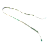 Cabo Flat 4 Vias AWM 20706 105°C 60V 25cm Inverso - Imagem 1