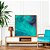 Quadro FineArt Abstrato Fluidez em Tons Azuis - Imagem 1