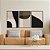 Conjunto com 3 quadros FineArt Abstrato com Formas Orgânicas em Cores Neutras - Imagem 1