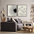 Conjunto com 2 quadros FineArt Abstrato Floral - Imagem 1