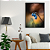 Quadro FineArt Flor Squill Siberiana Azul - Imagem 1