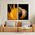 Conjunto com 2 Quadros FineArt Flor Amarela - Imagem 1