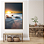 Quadro FineArt Pôr do Sol com Ondas do Mar - Imagem 1