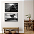 Conjunto com 2 quadros FineArt Montanhas e Dunas de Areia do Deserto - Imagem 1
