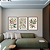 Conjunto com 3 quadros FineArt Botânico em Colagem Contemporânea - Imagem 1