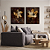 Conjunto com 2 quadros FineArt Botânico com Folhas Secas de Outono - Imagem 1