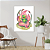 Quadro FineArt Ilustração Sapo Sentado na Flor - Imagem 1