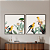 Conjunto com 2 quadros FineArt Ilustração Tropical com Pássaros - Imagem 1