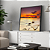 Quadro FineArt Praia no Por do Sol - Imagem 1