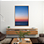 Quadro FineArt Lua Crescente sobre o Mar no Pôr do Sol - Imagem 1