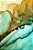 Conjunto com 2 quadros FineArt Abstrato Verde em Movimento - Imagem 2