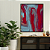 Quadro FineArt Abstrato Chamas e Marés - Imagem 1