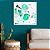 Quadro FineArt Abstrato Mergulho em Verde - Imagem 1