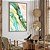 Quadro FineArt Abstrato Mergulho em Verde - Imagem 1