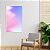 Quadro FineArt Abstrato Harmonia Orgânica em Tons Pastéis - Imagem 1