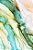 Conjunto com 2 quadros FineArt Abstrato Pintura Reflexos de Verde - Imagem 2