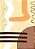 Conjunto com 3 quadros FineArt Abstrato com Formas Minimalistas - Imagem 3