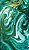 Quadro FineArt Abstrato Marmorizado Verde em Movimento - Imagem 2