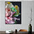 Quadro FineArt Flor Peônia de Mil Cores - Imagem 1