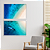Conjunto com 2 quadros FineArt Além do Mar e da Areia - Imagem 1