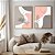 Conjunto com 2 quadros FineArt Abstrato com Linhas de Calmaria Botânica - Imagem 1