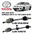 Par Semi Eixo Toyota Corolla 1.8 Auto 2003 a 2008 23 estrias lado cambio 26 lado roda - Imagem 1