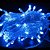 PISCA 100 LED 8 FUNÇÕES AZUL COM FIO TRANSPARENTE 127V  2,3W - Imagem 2
