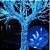 PISCA 100 LED 8 FUNÇÕES AZUL COM FIO TRANSPARENTE 127V  2,3W - Imagem 3