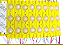 Módulo de LED / 3 LED por pastilha / Amarelo / 1000un - Imagem 1