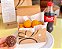 Combo Iressistível : 8 salgados + 1 brigadeirão + Coca 250ml gelada - Delivery - Imagem 1
