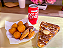 Fatia de Brownie + 10 salgados + Coca 220ml - Delivery - Imagem 1