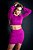 Conjunto com costas abertas (blusa + saia) - Imagem 4