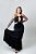 Vestido longo com recorte - Imagem 1