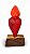 Artesanato Figura Coração - 10cm - Sérgio D.Inês - Código 240 - Imagem 1