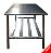 MESA INOX 430 C/ PRATELEIRA GRADEADA - PROMAQ - REF. PROMAP - Imagem 3