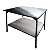 MESA INOX 430 C/ PRATELEIRA LISA - PROMAQ - PROMP - Imagem 1